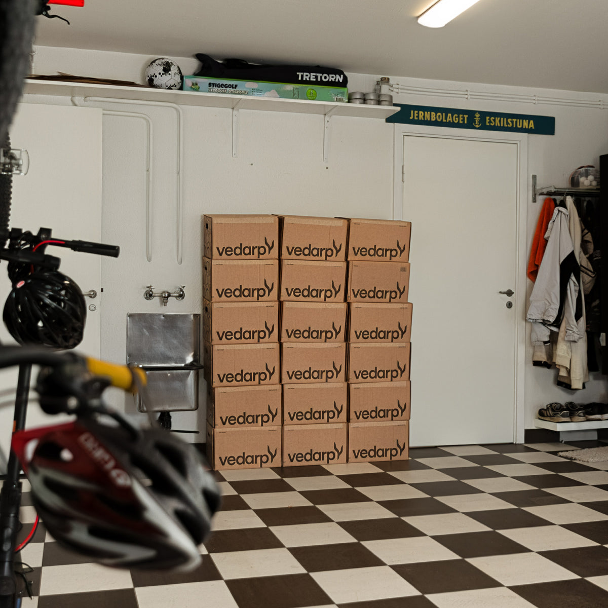 Komplett paket med björkved